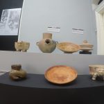 Mayan pottery in Belize Museum